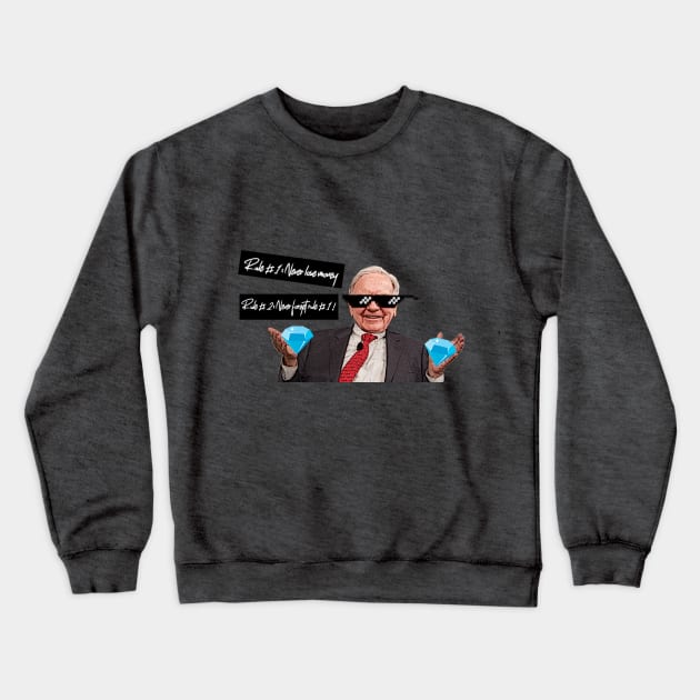 Warren Buffett OG Crewneck Sweatshirt by 3ric-